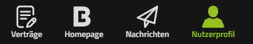 Screenshot aus dem Bikeleasing-Portal zum Nutzerprofil