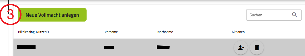 Vollmacht-Administration